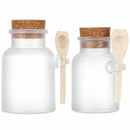 Organizer Storage Container Bath Salt Bottle Frosted Seal Jar Cork Stopper