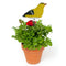 Soil Water Tester Bird Shape Flower Pot Moisture Sensor Farm Meter (Yellow)