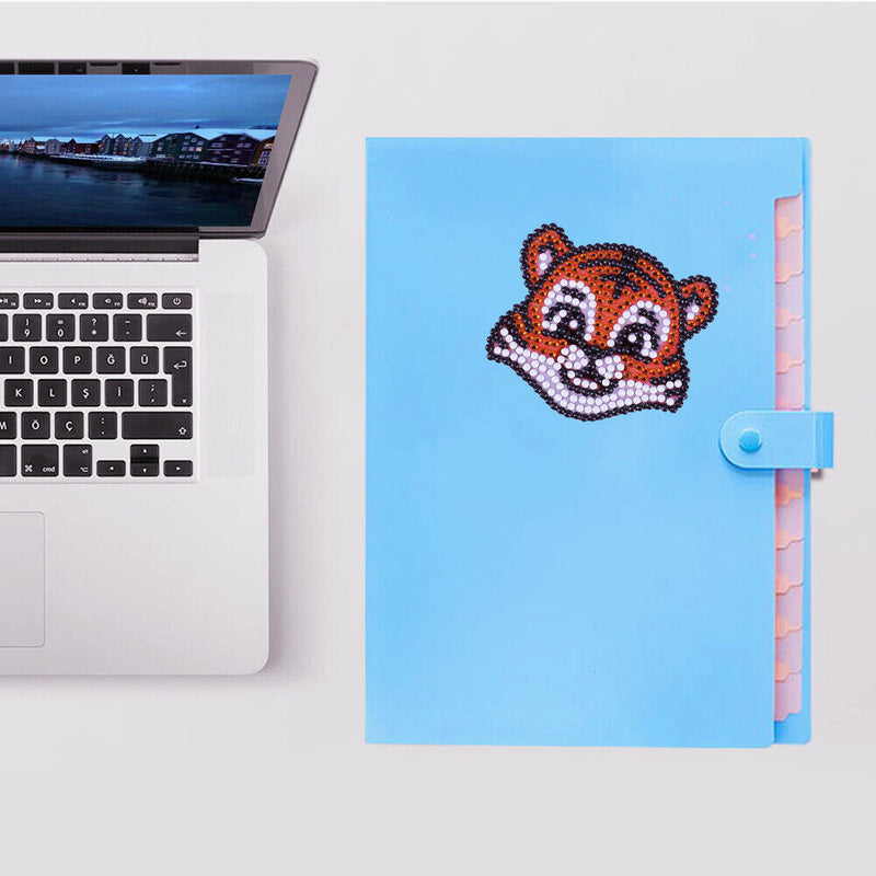 4pcs 5D Diamond Painting Stickers Kit DIY Tiger Cup Phone Decor Children Toys