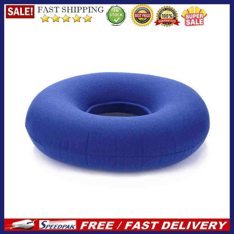 Seat Cushion Circular Inflatable Anti Bedsore Pad Chair Mat (Dark Blue)
