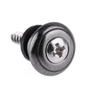 10pcs Electric Acoustic Guitar Strap Lock Buttons Bass Strap Buckle(Black) Newly