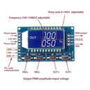 Signal generator PWM pulse frequency duty cycle adjustable module lcd 3Y WF LR