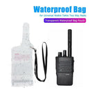 Universal Transparent Waterproof Bag Two Way Radio Pouch Cover Walkie Talkie