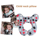 Cute Baby Head Protector Pillow Kid Toddler Prevent Injured Pad (Red Black)