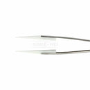 Ceramic Stainless Steel Pointed Tip Tweezer Heat Resistant Anti-acid Anti-static