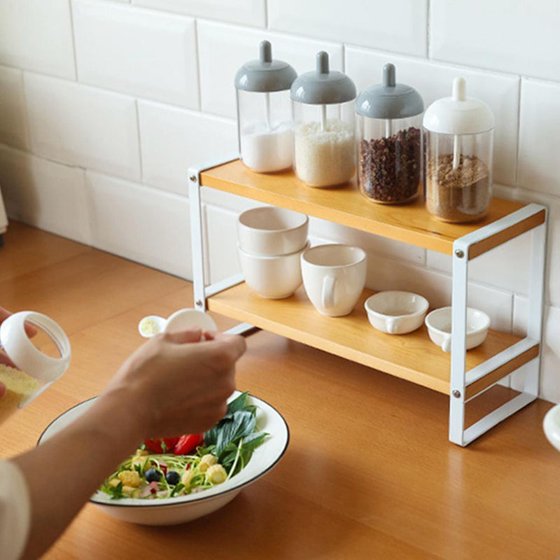 Plastic Spice Salt Pepper Seasoning Bottle Condiment Jar Kitchen Tools w/Spoon