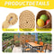 Wall-Mounted Jute Fruit Vegetable Basket Wall Hanging Storage (30x38cm) Newly