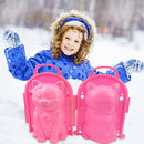 Cat Shape Snowball Maker ABS Clip Kids Outdoor Winter Snow Sand Mold Tool Newly