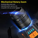 Camping USB Rechargeable Head Torch Fishing Light LED Headlamp Zoom Headlight