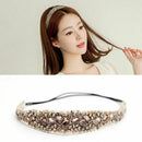 Women Elastic Rhinestone Hairband Headband Party Wedding Hair Band X8S8