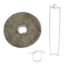 2pcs 11x8.7 inch Eco Wasp Nest Decoy Repellent Hanging Wasp Deterrent