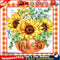 Diamond Painting 5D DIY Sunflower Full Round Drill Rhinestone Picture Kit Newly