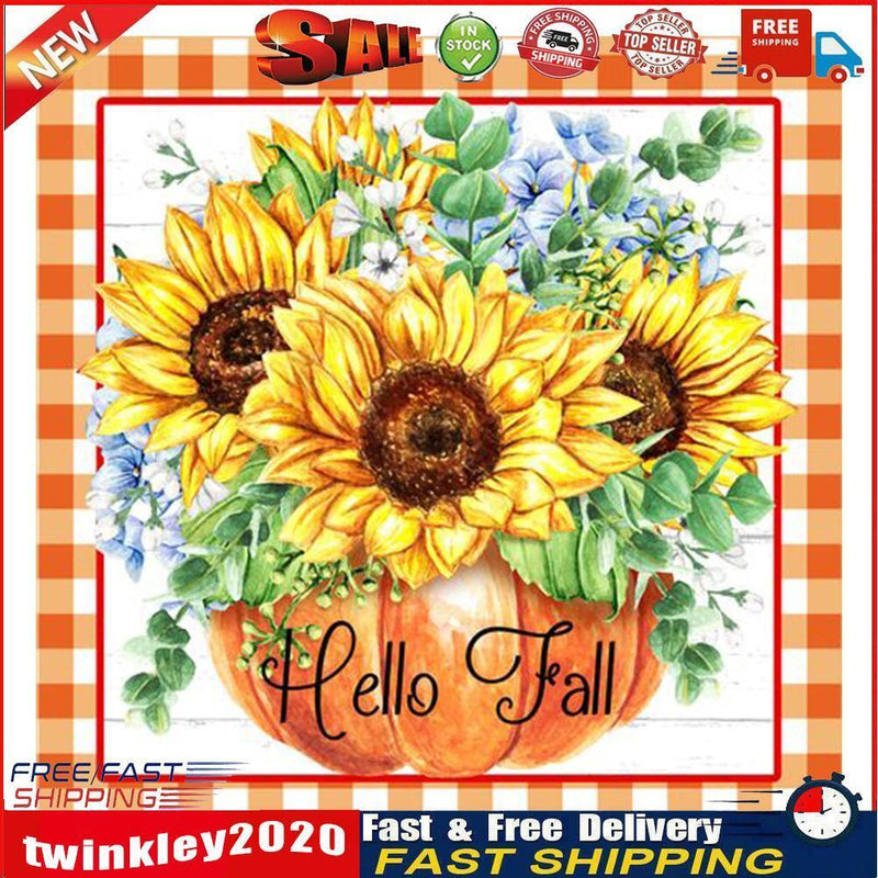 Diamond Painting 5D DIY Sunflower Full Round Drill Rhinestone Picture Kit Newly