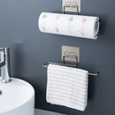 Hanging Toilet Paper Rack Bathroom Towel Holder Stand Kitchen Organizers Newly