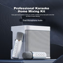 100W Portable Professional Karaoke Dual Microphone Wireless Stereo Bass Spe
