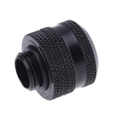 G1/4 Brass Connector for 14mm OD PC Water Cooling System Tubes(Black)