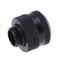 G1/4 Brass Connector for 14mm OD PC Water Cooling System Tubes(Black)