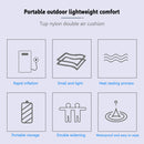 Portable Mouth Inflation Mattress Bed Foldable Air Filling Camping Sleep Cushion