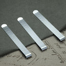 20pcs Stainless Steel Hem Clips Measuring Ruler Sewing Stitch Clips