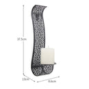 Decoration Wall Hanging S Shaped Candlestick Candle Holder Tea Light Universal