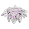 Crystal Lotus Candlestic Paperweight Ornaments Gift for Home Wedding Party Decor