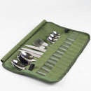 Picnic Cutlery Camping Set Cutlery Organizer Includes Forks Spoons Chopstick