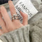 Yarn Guides Finger Wear Knitting Ring Fish Bone Shape Sewing Crochet Loop