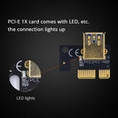 For Mining PCIe Riser VER009S Plus PCI Express 1x to 16x GPU Extender Adapter