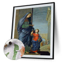 Virgin Child Colouring Oil Canvas Picture DIY Hand Painted Paint By Numbers Kit