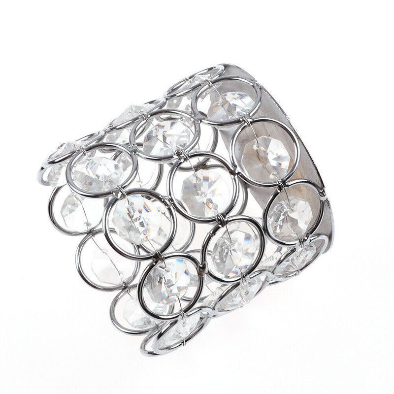 Crystal Candlestick Pen Holder Makeup Box Candlelight Dinner Props Wedding De