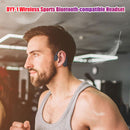 Bone Conduction Wireless Bluetooth-compatible Headphones Sport Hanging Head
