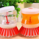 Push Automatic Liquid Filling Dishwashing Brush Cleaning Brush Brush Pot Brush