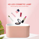 Cosmetics Box - Jewelry & Makeup Storage Train Case with LED Light & Mirror