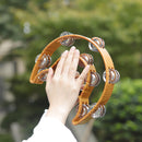 Double Row Hand Bell for Party Orff Tambourine Percussion Musical Instruments