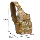 Water Bottle Chest Sling Molle Backpack Men Outdoor Hiking Camping Shoulder Bags