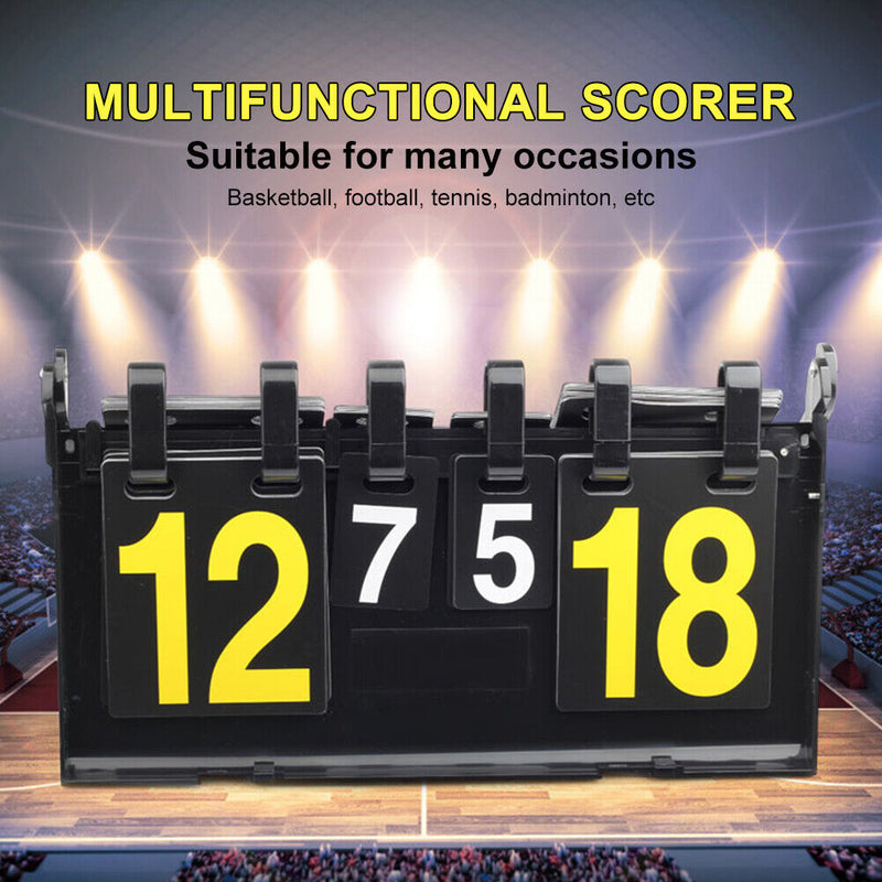 4-Digit Score Board Basketball Football Volleyball Table Tennis Scoreboard Newly