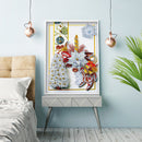 Festive Flowers 5D Part Drill Special Shaped Kit DIY Diamond Painting Ornamen