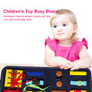 Children Teaching Aids Fine Motor Training Clothes Storage Bag Activity Board