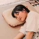 Portable Inflatable Air Pillows Elastic Sponge Camping Travel Sleep Cushion