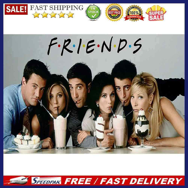 Friends Oil Paint By Numbers Kits Canvas Picture Wall Art DIY Craft Coloring