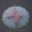 Cute Butterfly Silicone Cup Lids Anti-dust Leakproof Mugs Cover (Pink) Newly