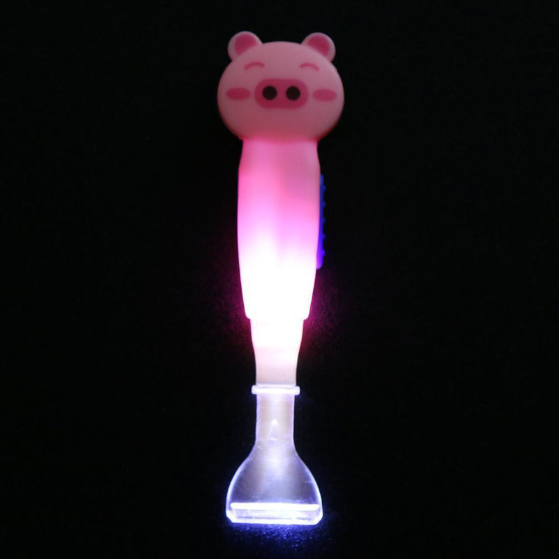 5D DIY Diamond Painting Cross Stitch Art Point Drill Pen with Light(Pig)