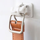 2pcs Self-Adhesive Curtain Rod Holders Bracket Heavy Duty Bathroom Hook Rack Kit