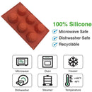 Silicone Baking Molds 6-Cavity Diamond Chocolate Mousse Cake Pastry DIY Mould