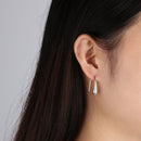 Wedding Necklace Women Ring Tear Drop Bracelet Earrings Open Bangle Jewelry Set