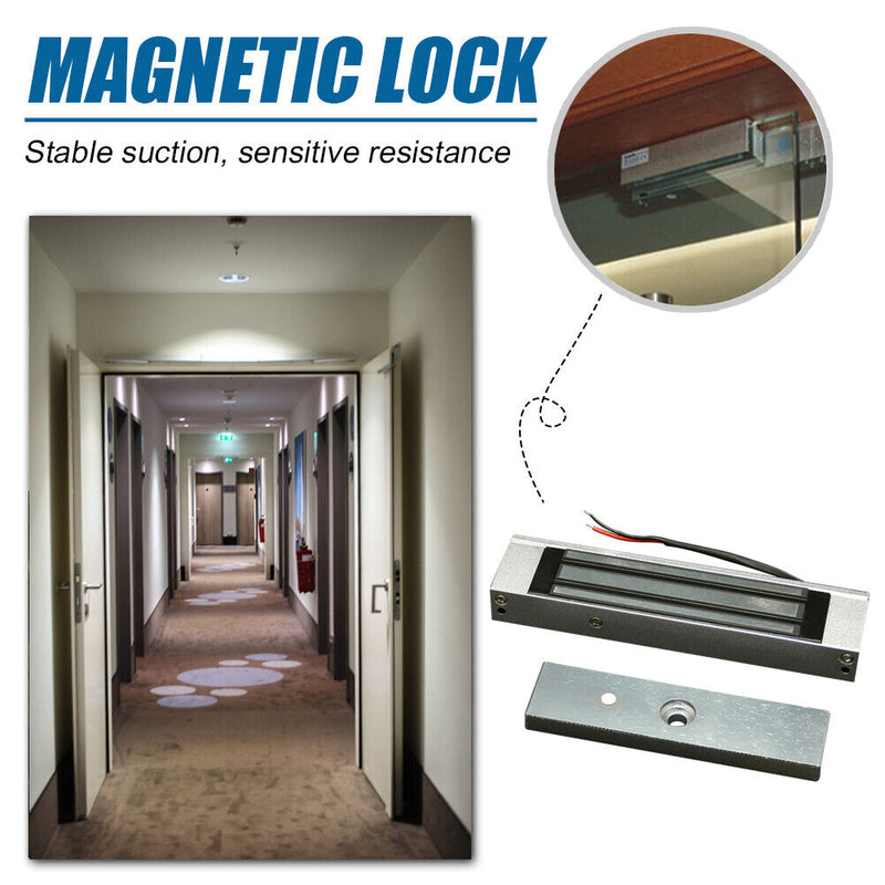 180kg/350lbs Single Door Surface Mounting 12V Electronic Magnetic Door Lock