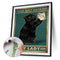 Retro Animal Poster Oil Paint By Numbers Kits Canvas DIY Home Decoration Gi