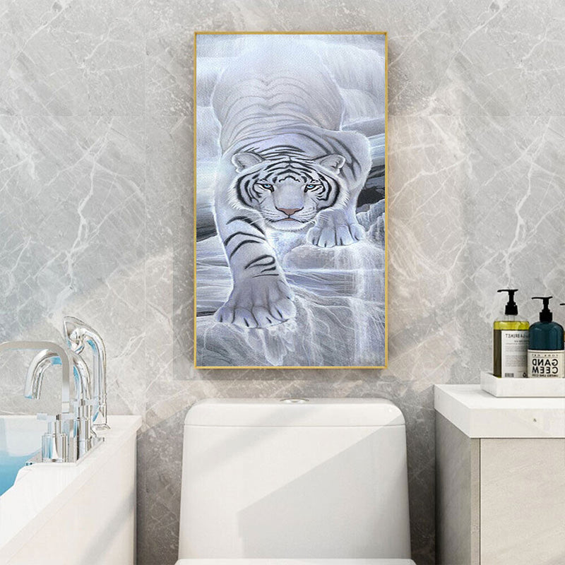 Oil Drawing By Numbers Deer Frameless 40x80cm DIY Animal on Canvas Home Decor