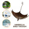 Umbrella Outdoor Bird Feeder Tray Garden Patio Metal Bird Feeders Crafts