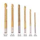 Titanium Coated HSS Steel Metal Drilling Milling Cutter Edge Cutter Drill Bit